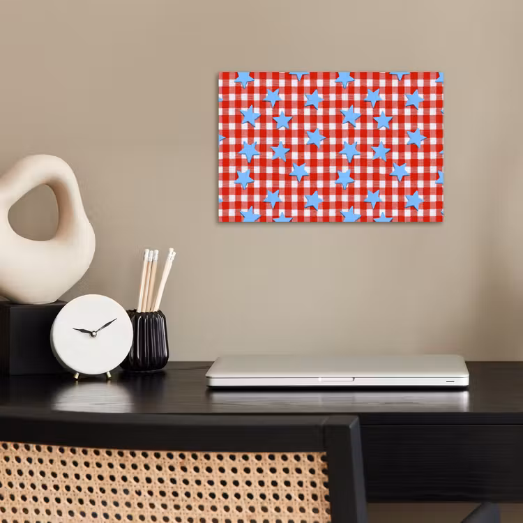 Poster - Ruit - Sterren - Rood — 2