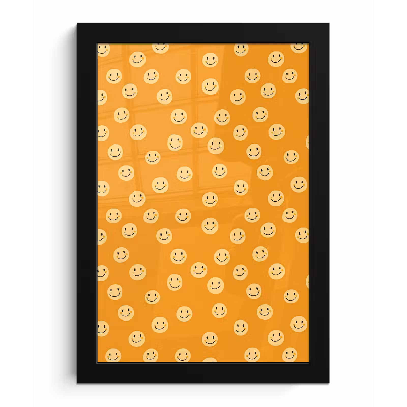 Poster met lijst - Smileys - Retro - Heel — 1