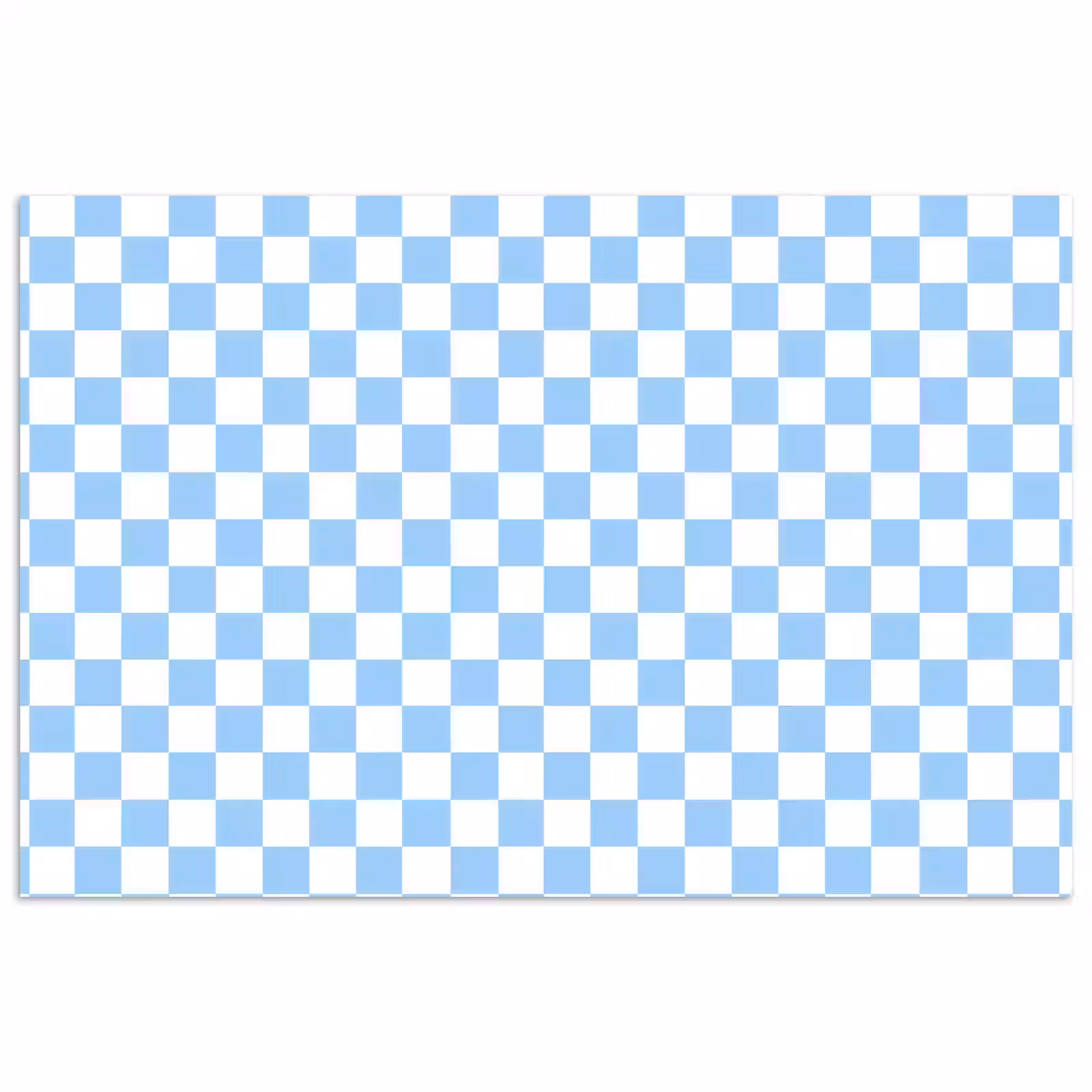 Poster - Schaakbord - Klassiek - Blauw — 1