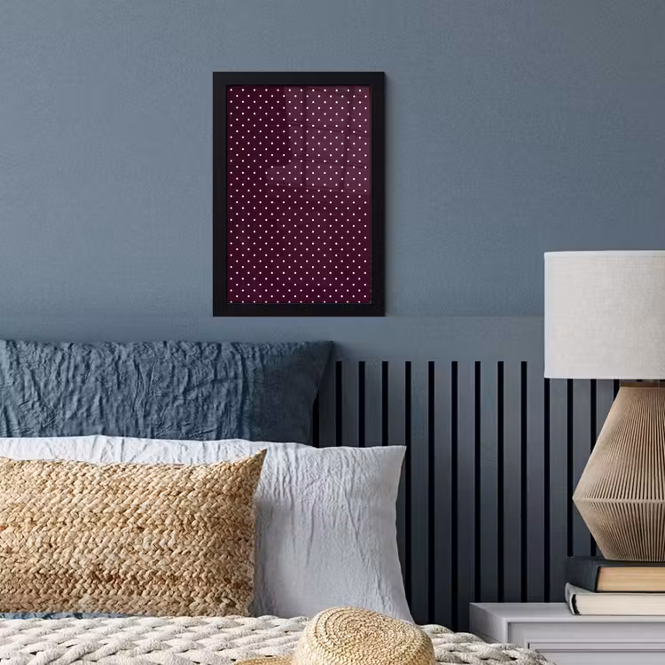 Poster met lijst - Stippen - Modern - Paars — 4