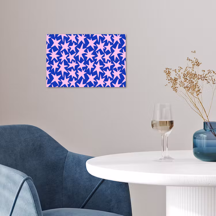 Poster - Modern - Sterren - Blauw — 4