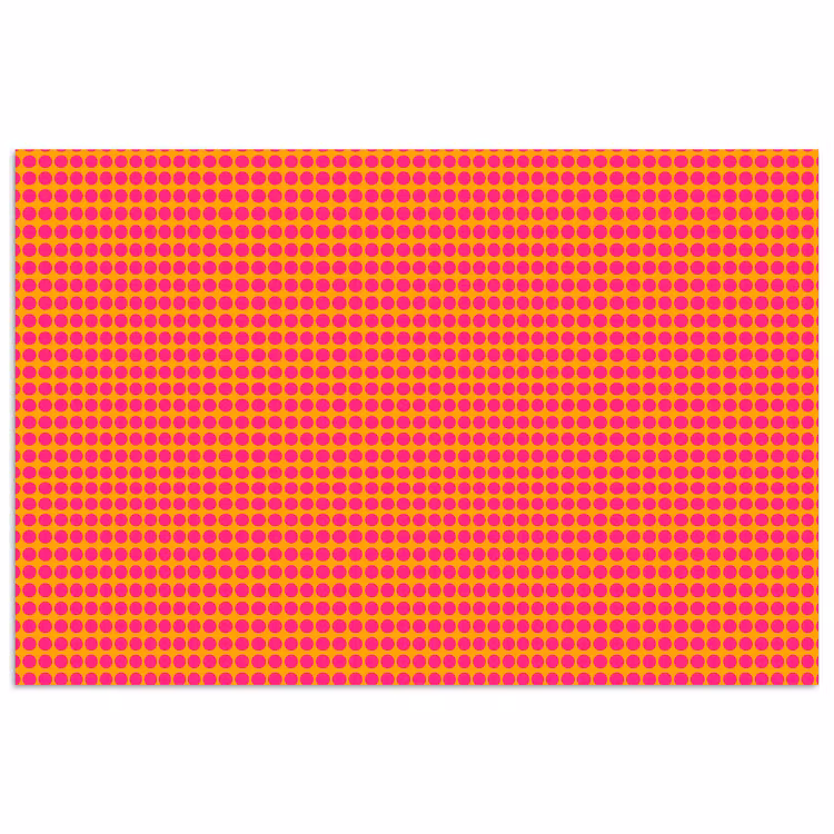 Poster - Modern - Stippen - Oranje — 1