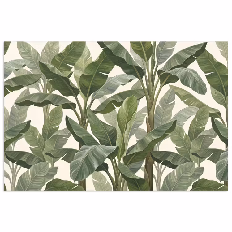 Poster - Planten - Bladeren - Tropisch - Groen — 1