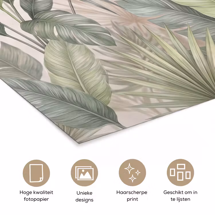 Poster - Planten - Tropisch - Bladeren - Groen - Natuur — 5