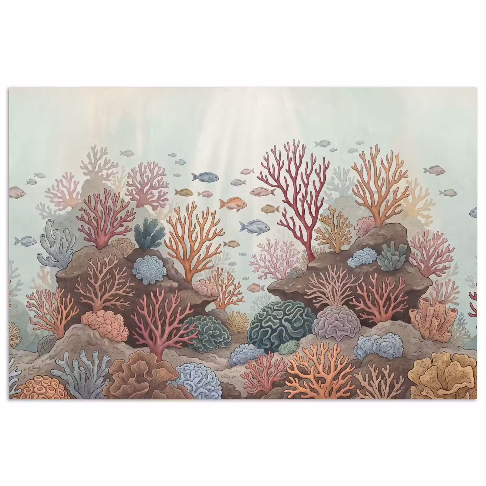Poster - Onderwater - Koraal - Vis - Natuur — 1