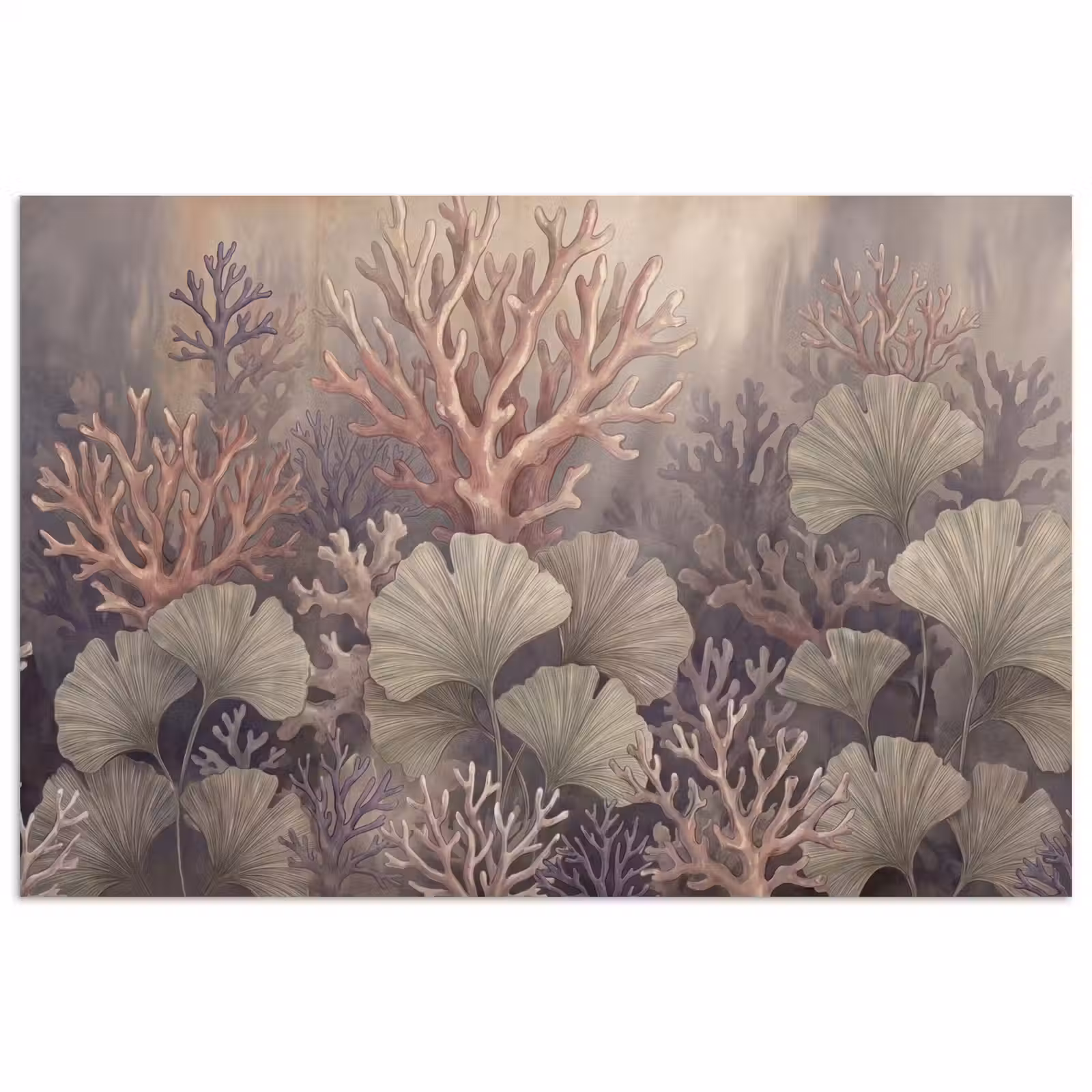 Poster - Plant - Bladeren - Zee - Illustratie - Groen — 1