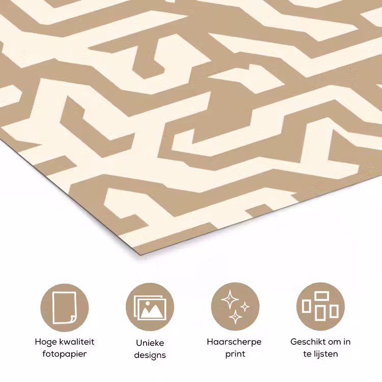 Poster - Modern - Abstract - Beige — 5