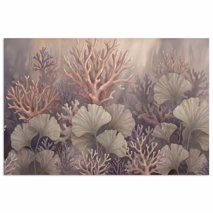 Poster - Plant - Bladeren - Zee - Illustratie - Groen — 1