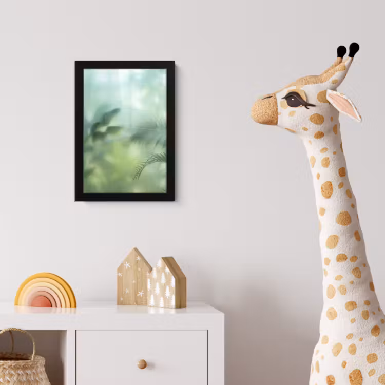 Poster met lijst - Natuur - Vervaagd - Groen - Abstract - Modern — 5