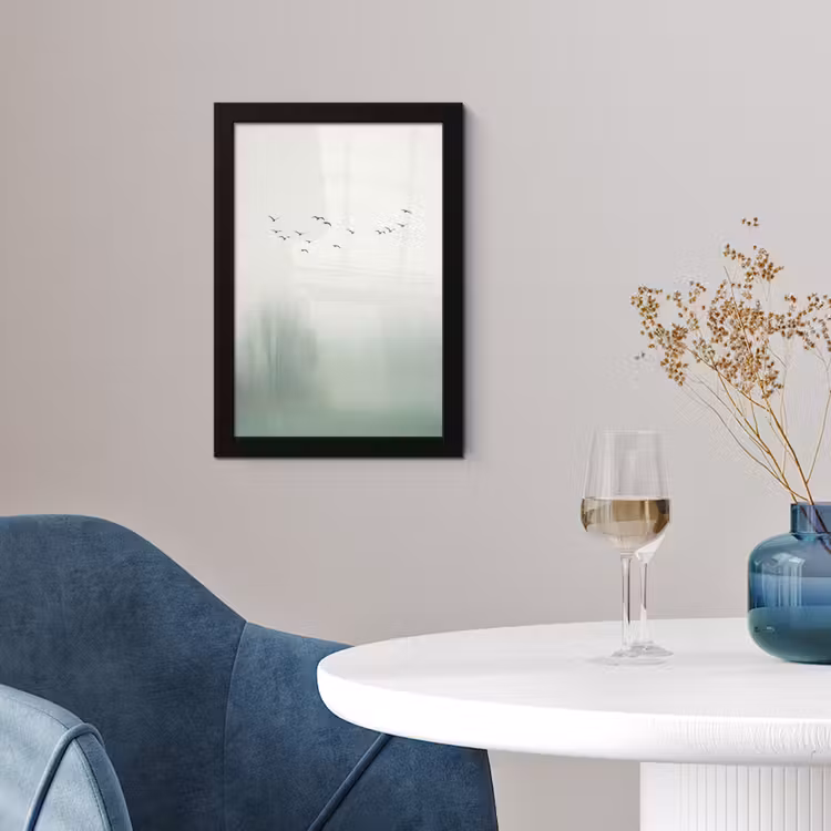 Poster met lijst - Vogel - Vlucht - Natuur - Minimalistisch — 2