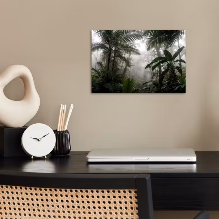 Poster - Natuur - Jungle - Mist - Groen - Bladeren — 2