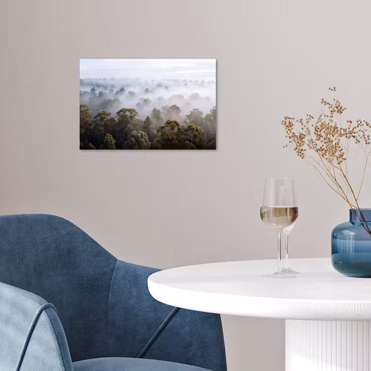 Poster - Natuur - Mist - Bos - Ochtend - Goud — 4