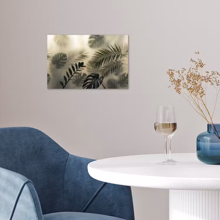Poster - Planten - Bladeren - Schaduwen - Groen - Modern — 4