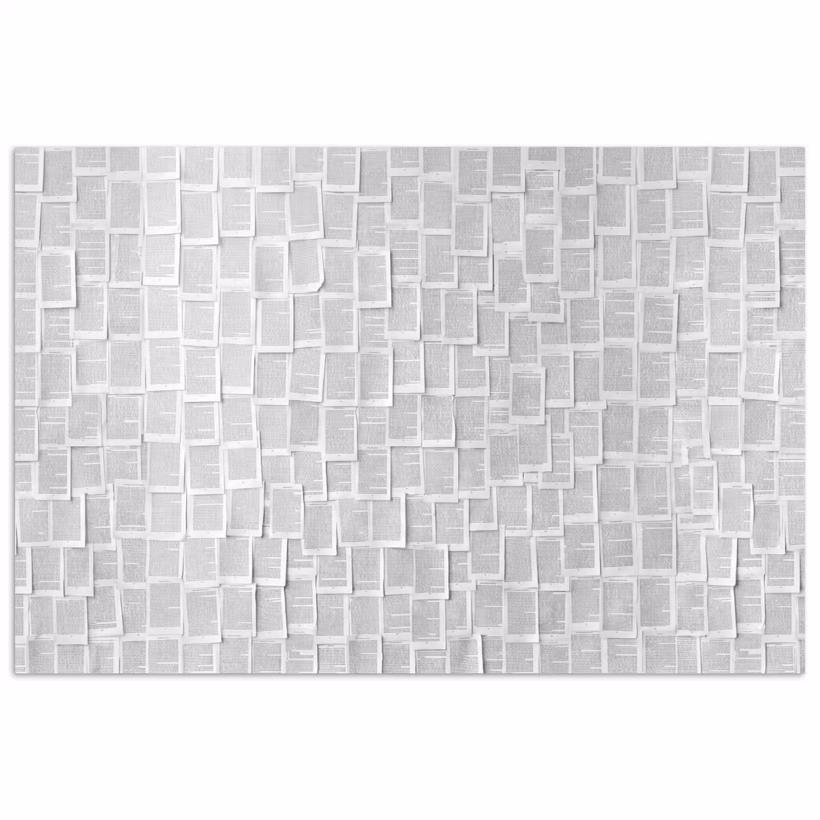 Poster - Papier - Overlappend - Textuur - Modern - Wit — 1