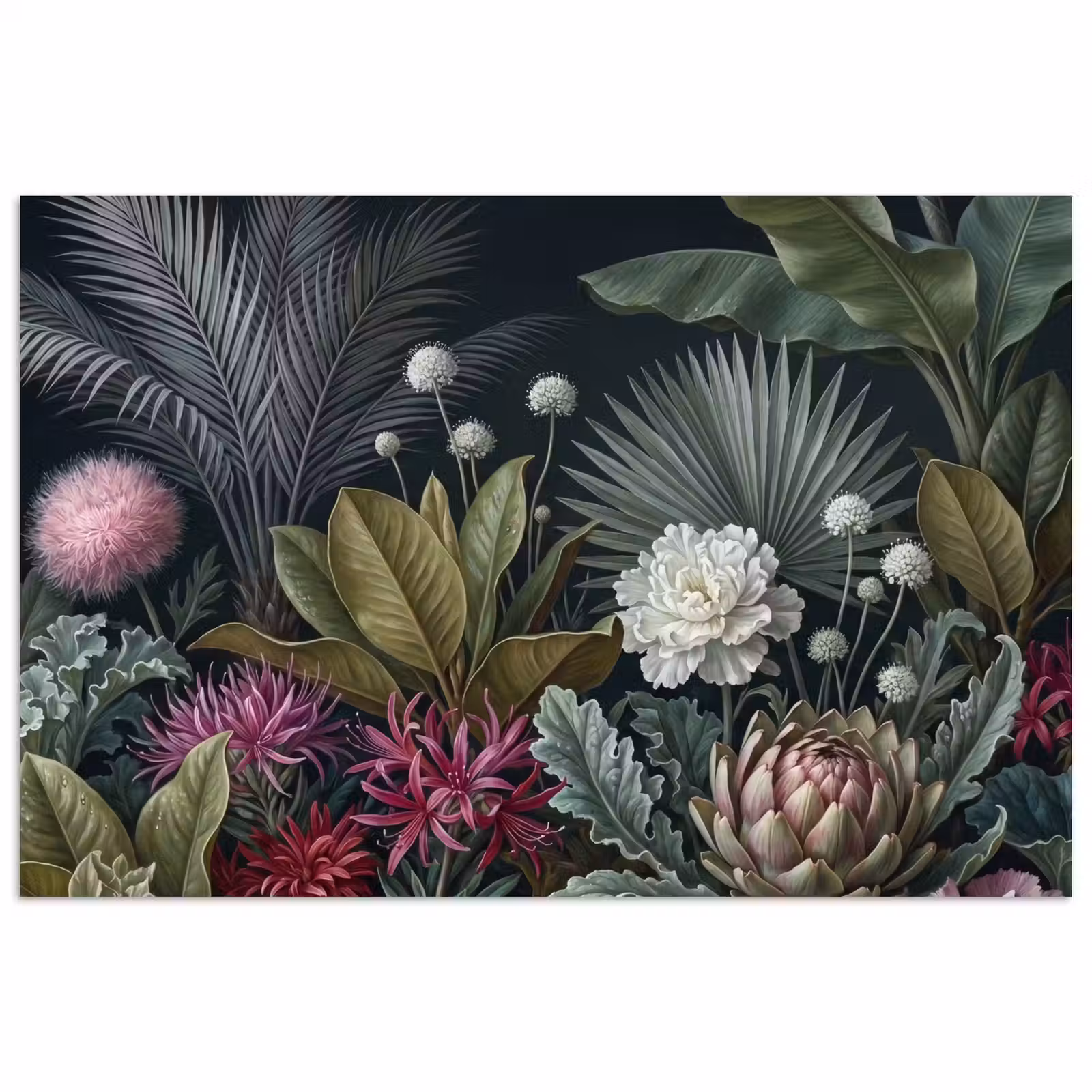 Poster - Planten - Tropisch - Botanisch - Donker - Groen — 1