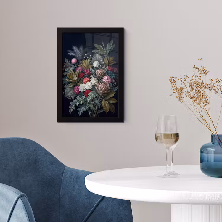 Poster met lijst - Planten - Tropisch - Botanisch - Donker - Groen — 2