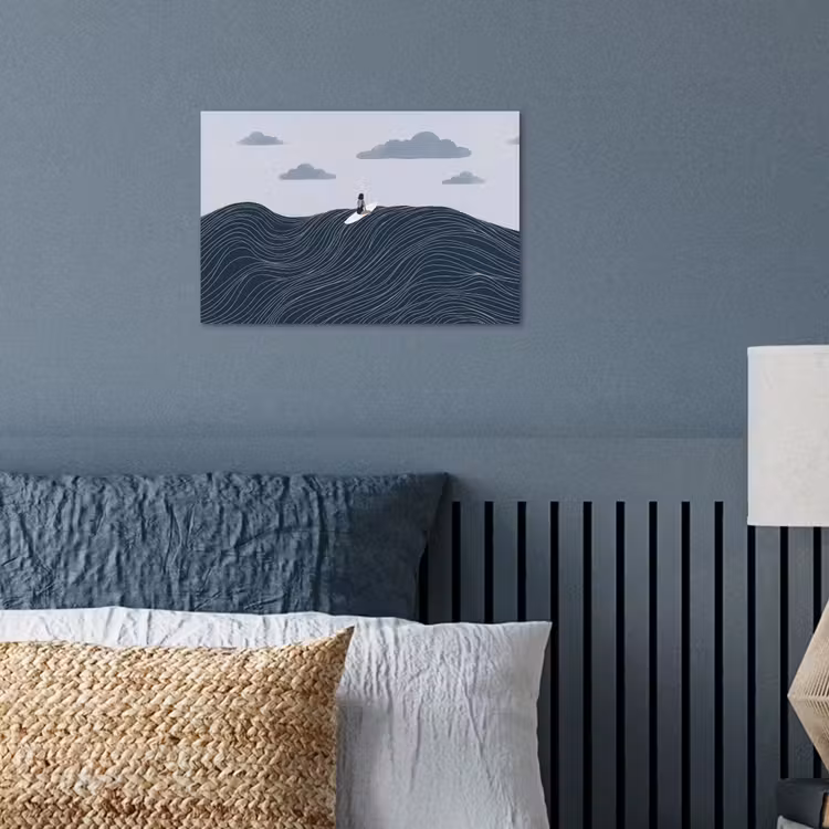 Poster - Persoon - Surfen - Oceaan - Natuur - Modern — 3