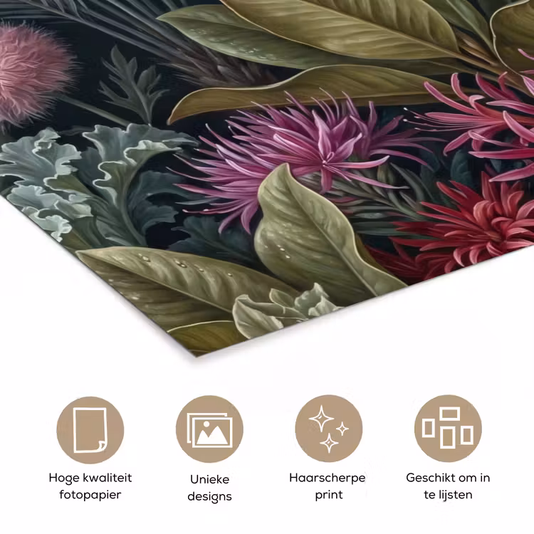 Poster - Planten - Tropisch - Botanisch - Donker - Groen — 5