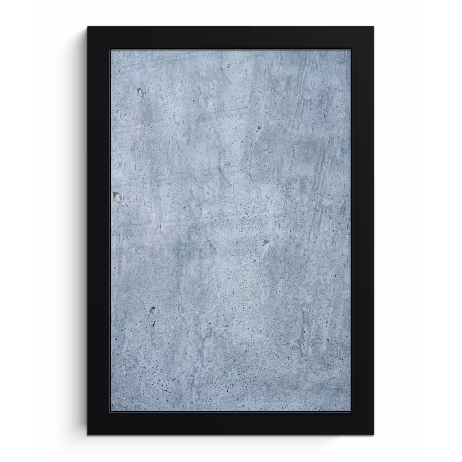 Poster met lijst - Oppervlak - Ruw - Abstract - Modern - Grijs — 1