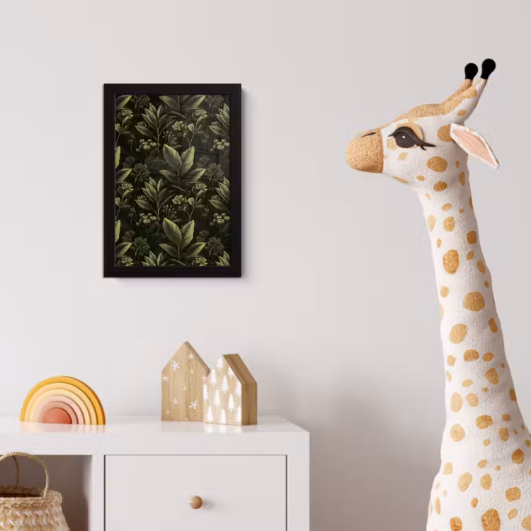 Poster met lijst - Klassiek - Donker - Botanisch - Planten — 5