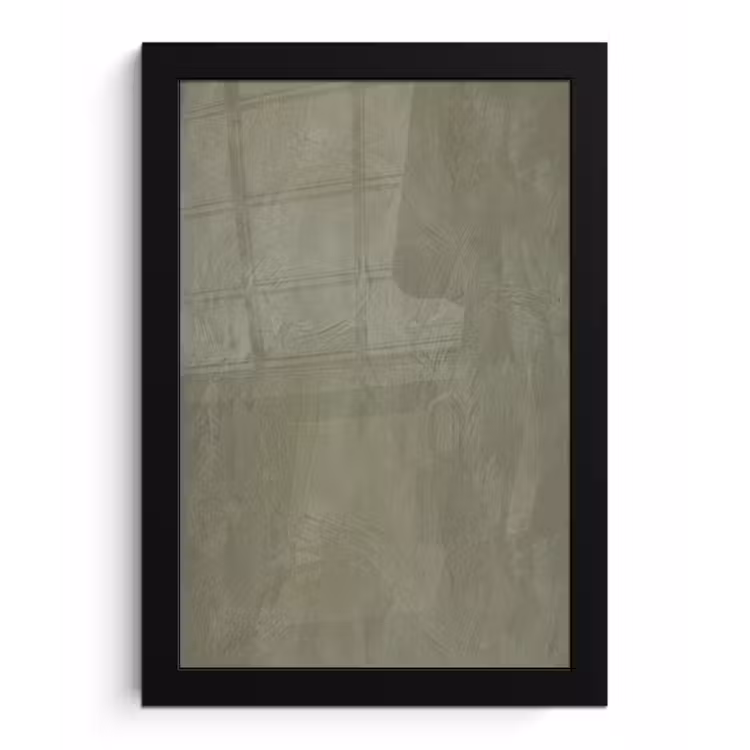 Poster met lijst - Textuur - Betonlook - Achtergrond - Modern - Groen — 1