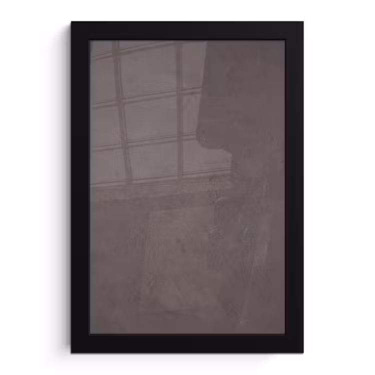 Poster met lijst - Textuur - Grijs - Modern - Abstract - Oppervlak — 1