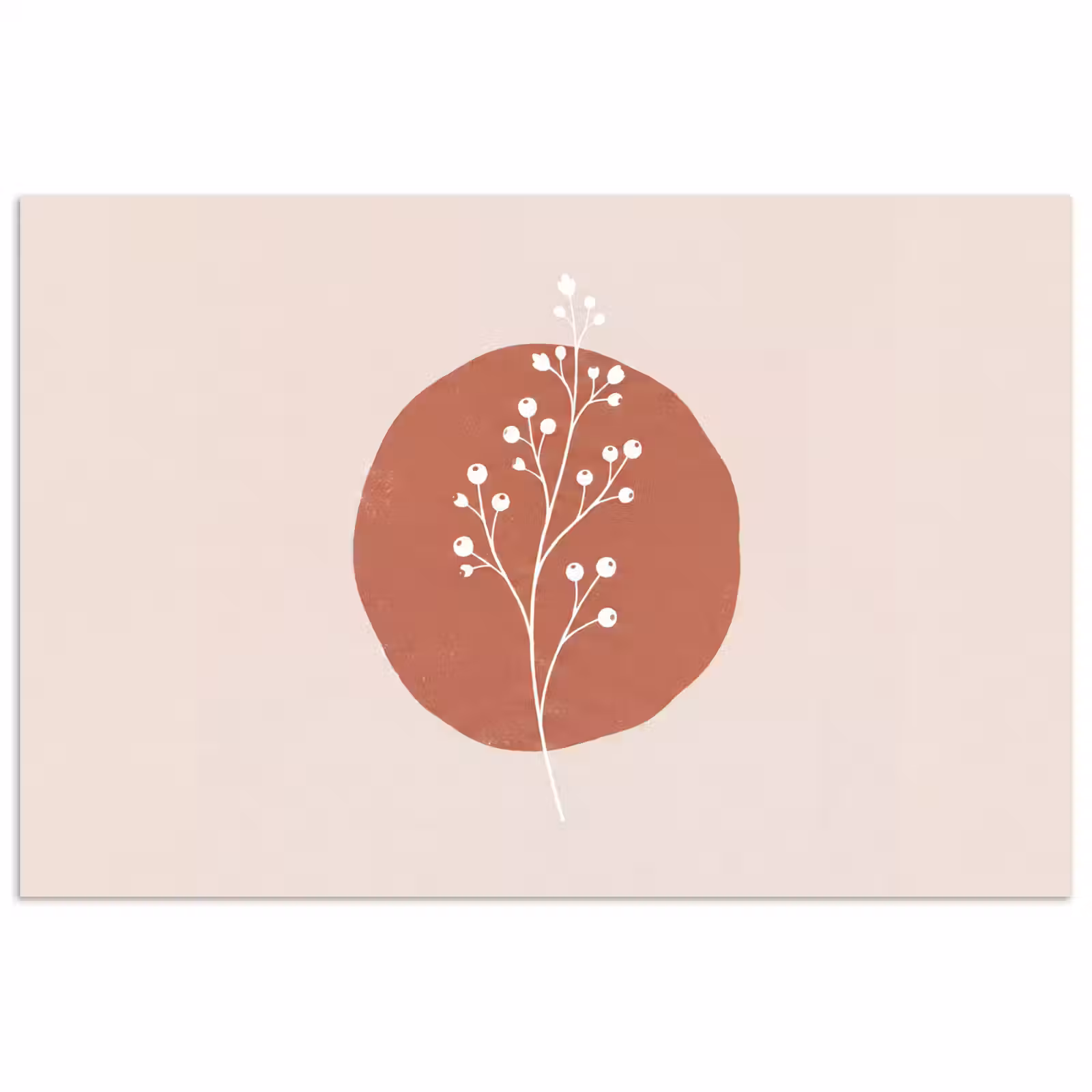 Poster - Plant - Tak - Abstract - Modern - Wit — 1
