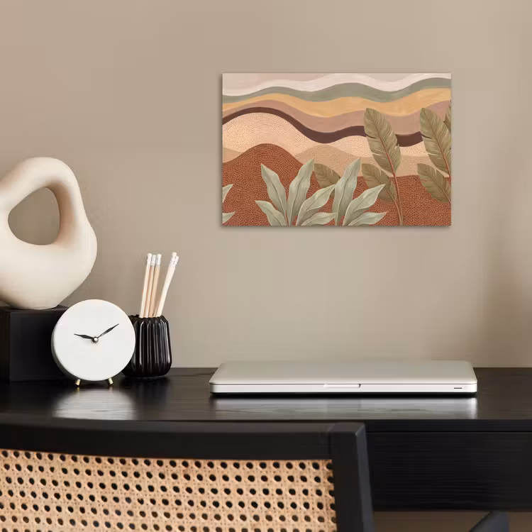 Poster - Natuur - Bladeren - Landschap - Abstract - Aardetinten — 2