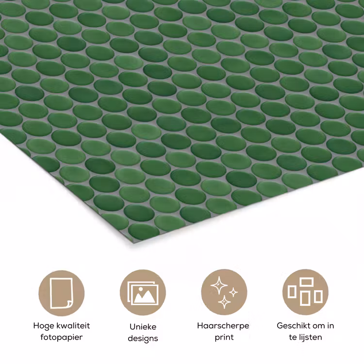 Poster - Penny - Mozaïek - Bosgroen - Green — 5