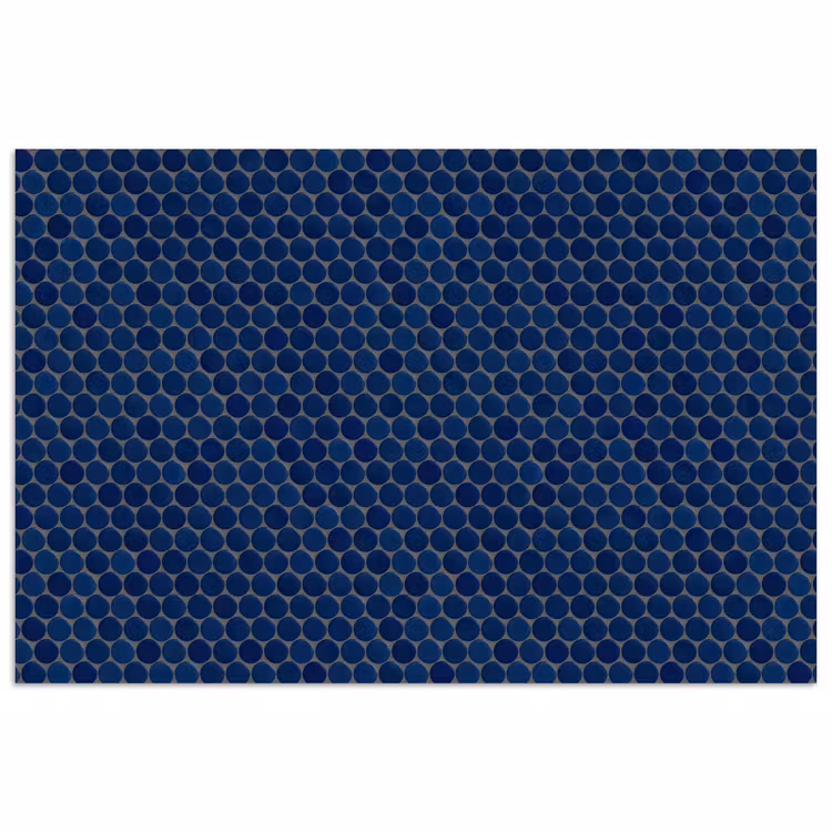 Poster - Penny - Mozaïek - Donkerblauw — 1
