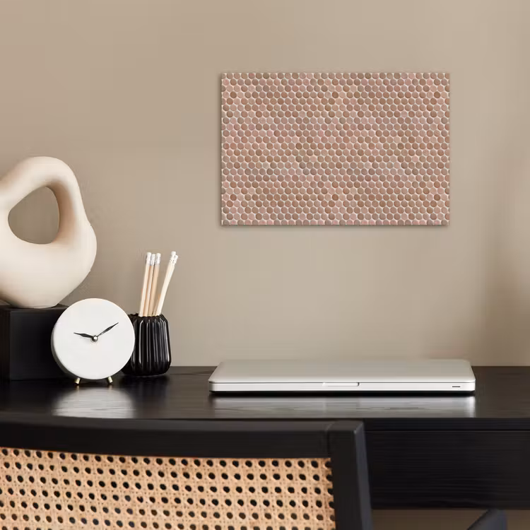 Poster - Penny - Mozaïek - Oudroze - Terracotta — 2