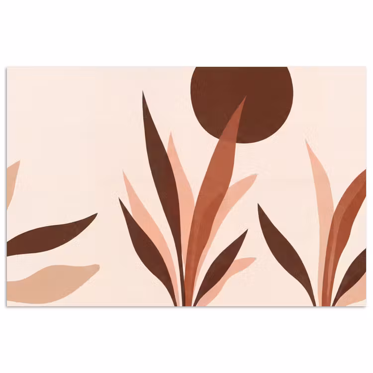Poster - Planten - Abstract - Natuur - Bruin — 1
