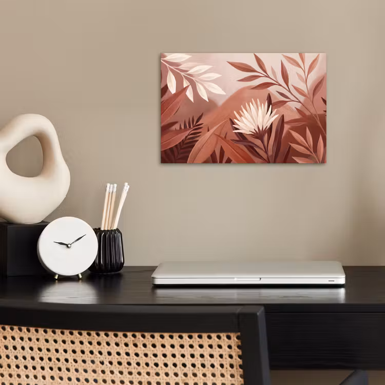 Poster - Planten - Bladeren - Botanisch - Modern - Bruin — 2
