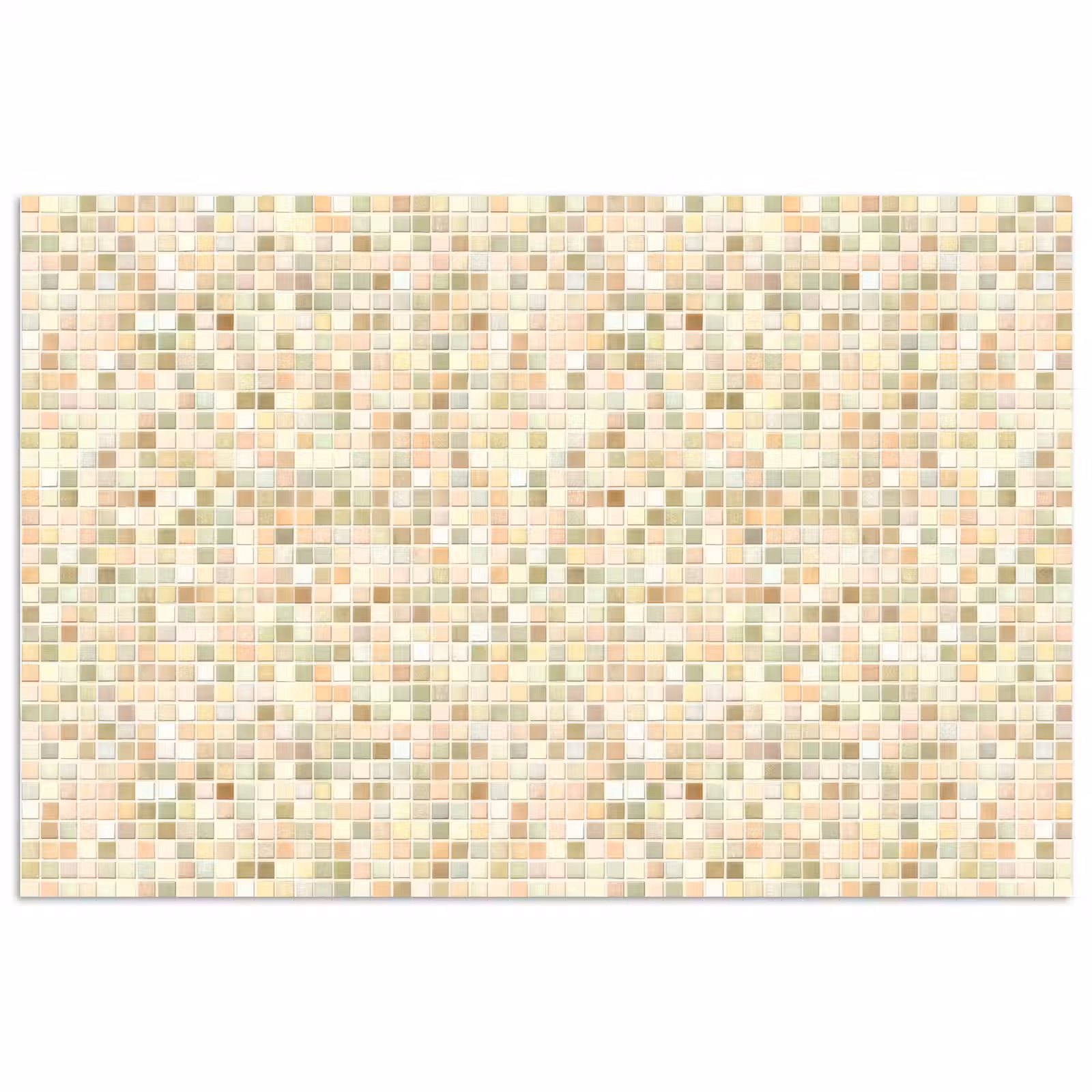 Poster - Mozaïek - Patroon - Beige — 1