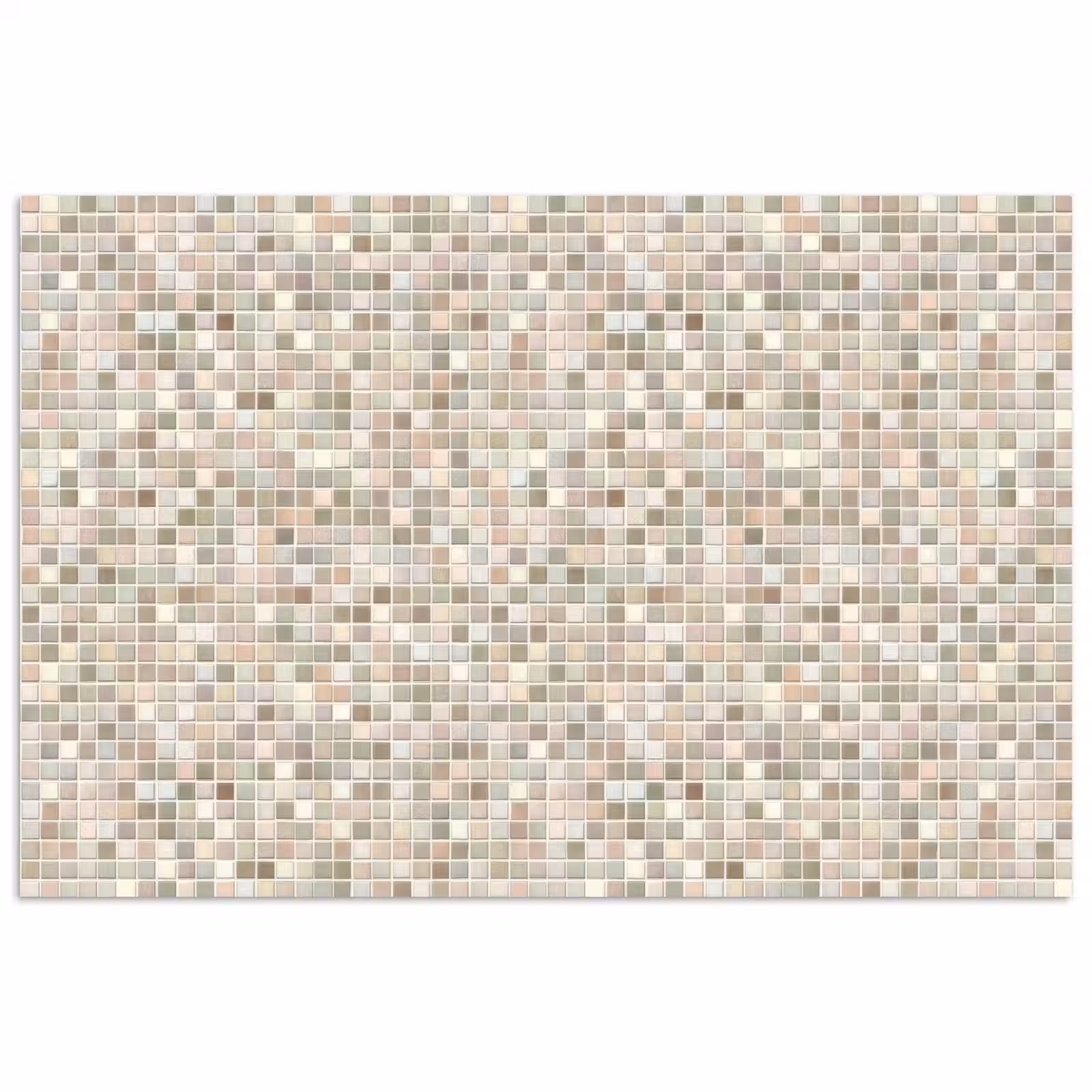 Poster - Mozaïek - Patroon- Taupe — 1