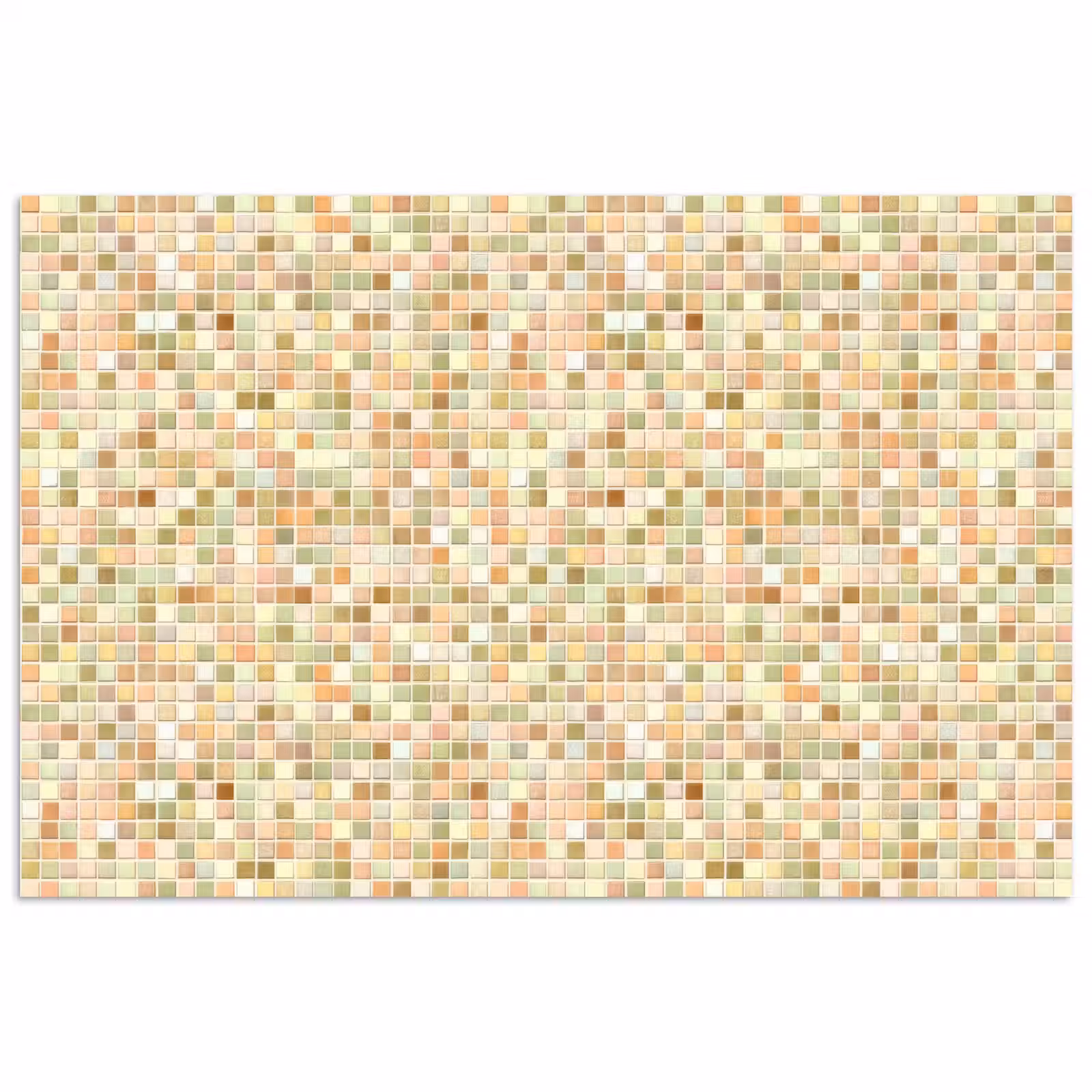 Poster - Mozaïek - Patroon - Terracotta — 1