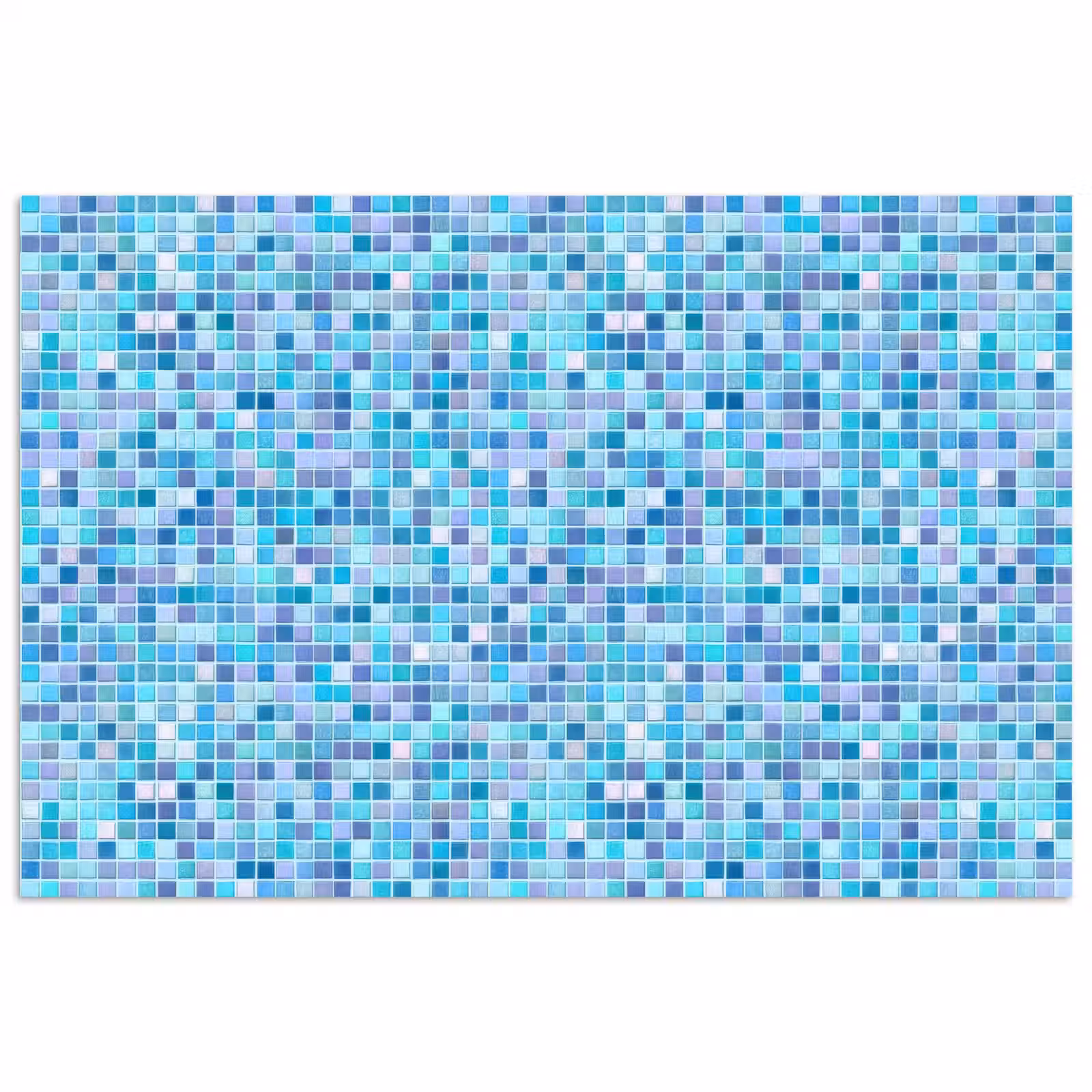 Poster - Mozaïek - Patroon - Turquoise — 1