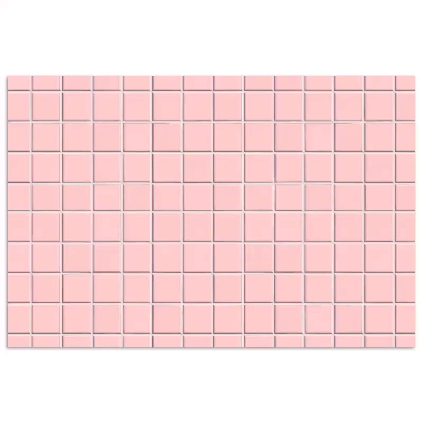 Poster - Patroon - Tegel - Pastelroze — 1