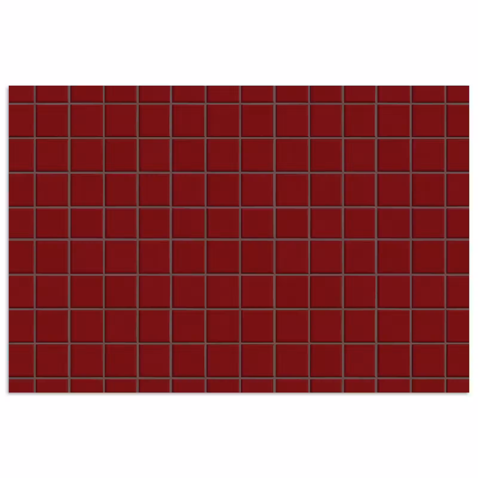 Poster - Patroon - Tegels - Burgundy — 1