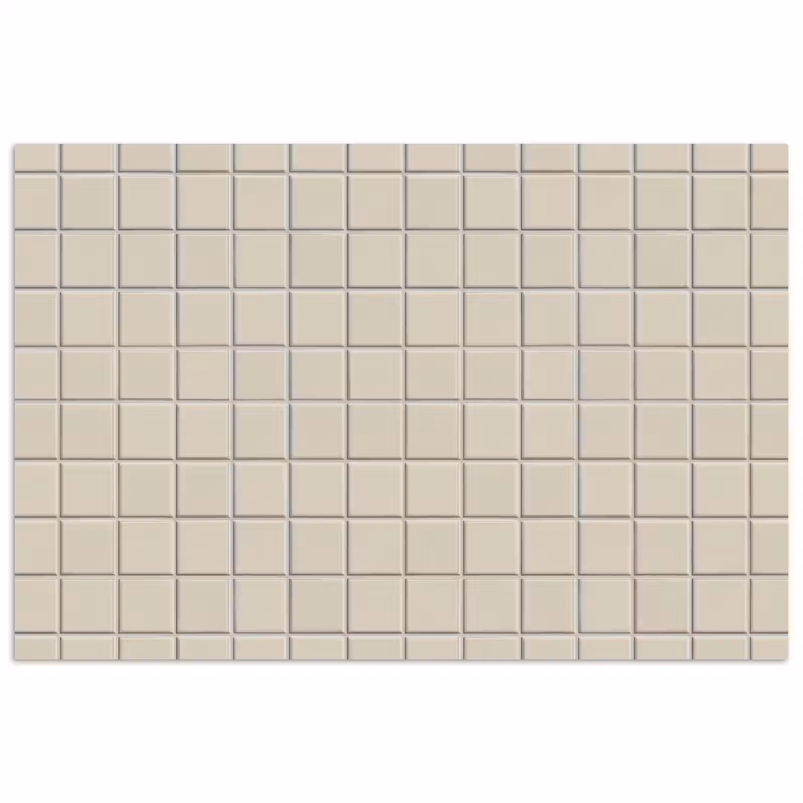 Poster - Patroon - Tegels - Taupe — 1
