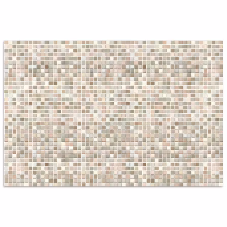 Poster - Mozaïek - Patroon- Taupe — 1
