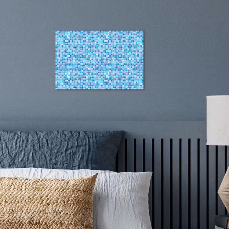Poster - Mozaïek - Patroon - Turquoise — 3