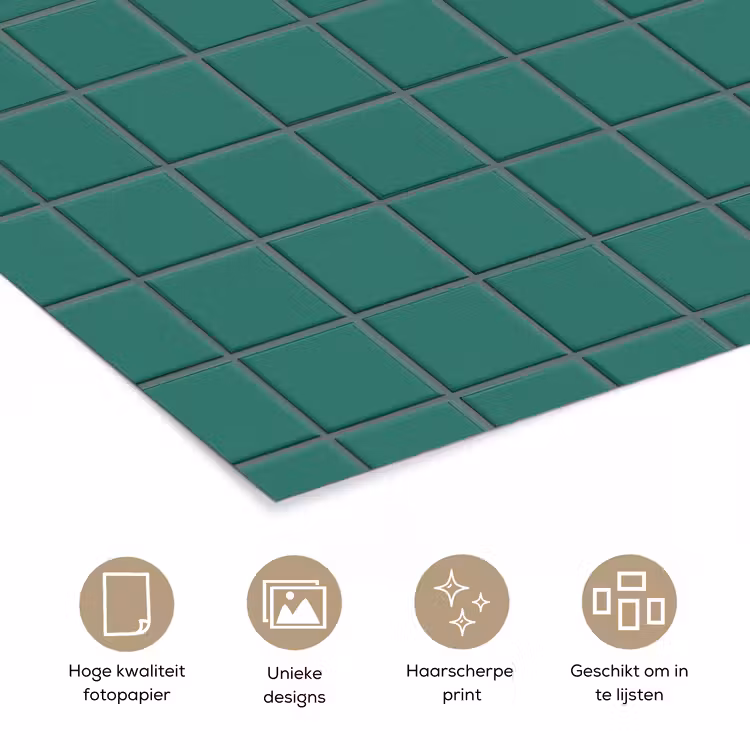 Poster - Patroon - Patroon - Smaragd — 5