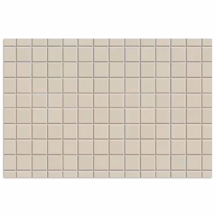 Poster - Patroon - Tegels - Taupe — 1