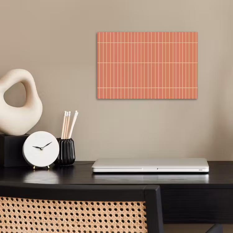 Poster - Patroon - Tegels - Terracotta — 2