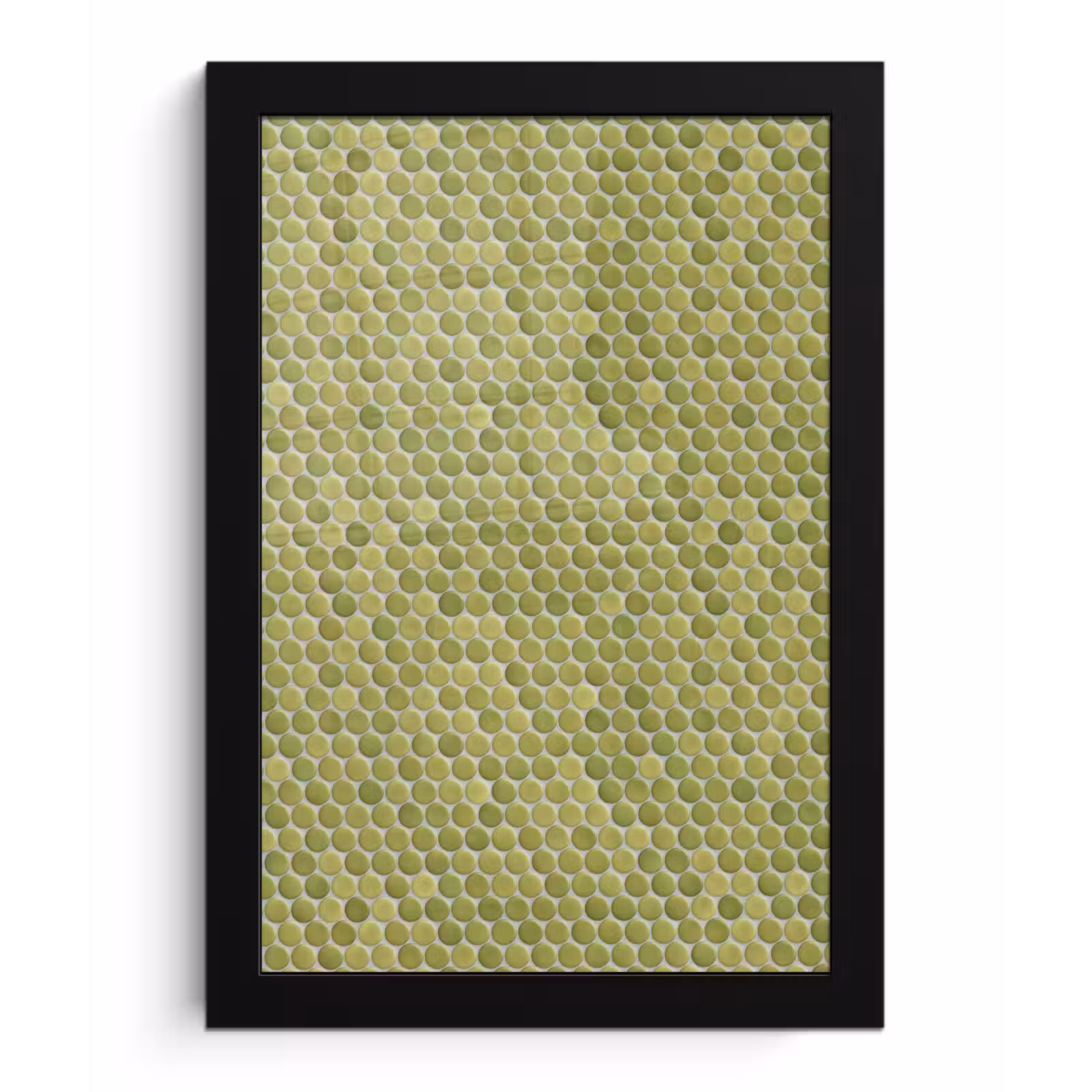 Poster met lijst - Penny - Mozaïek - Olijfgroen — 1