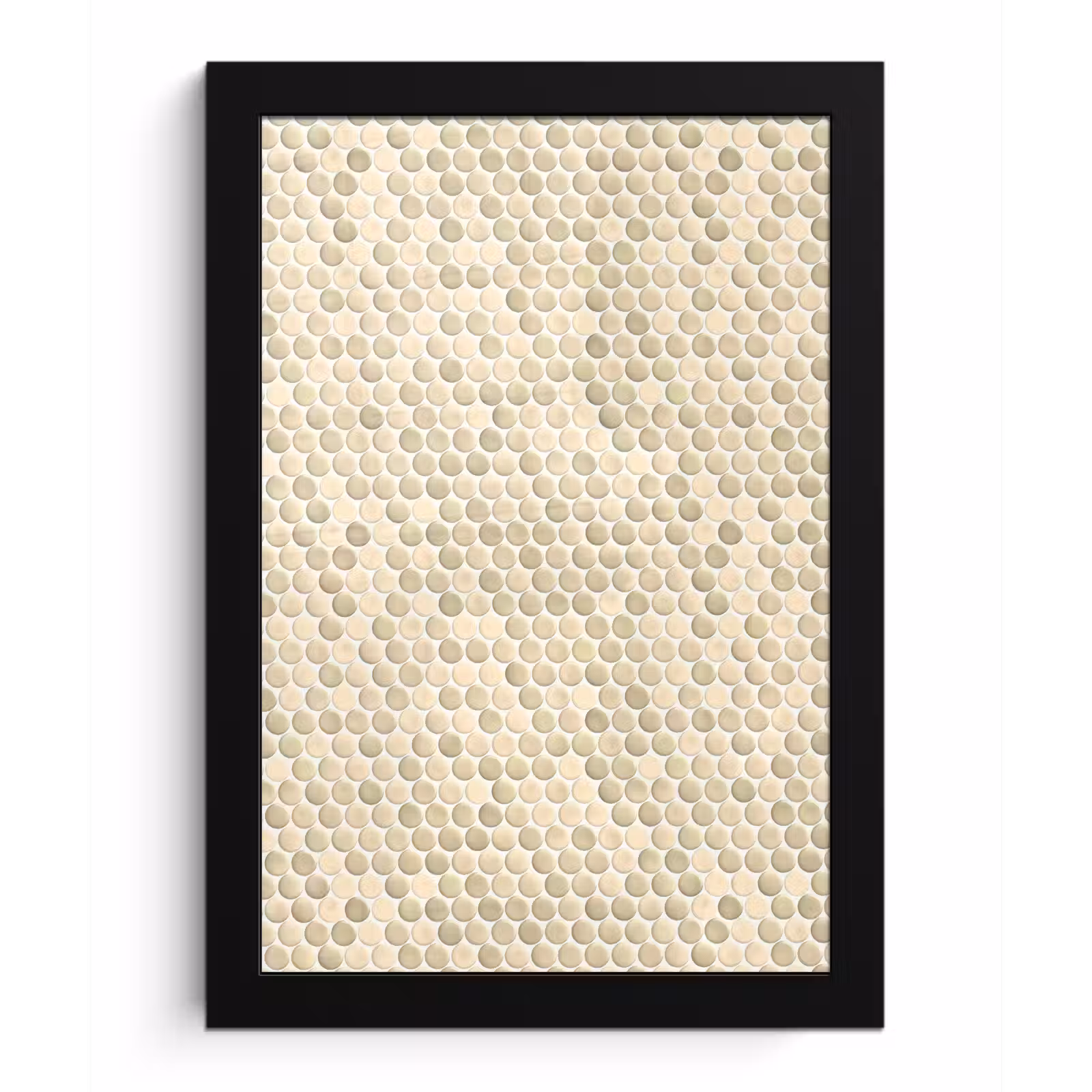 Poster met lijst - Penny - Mozaïek - Zand — 1