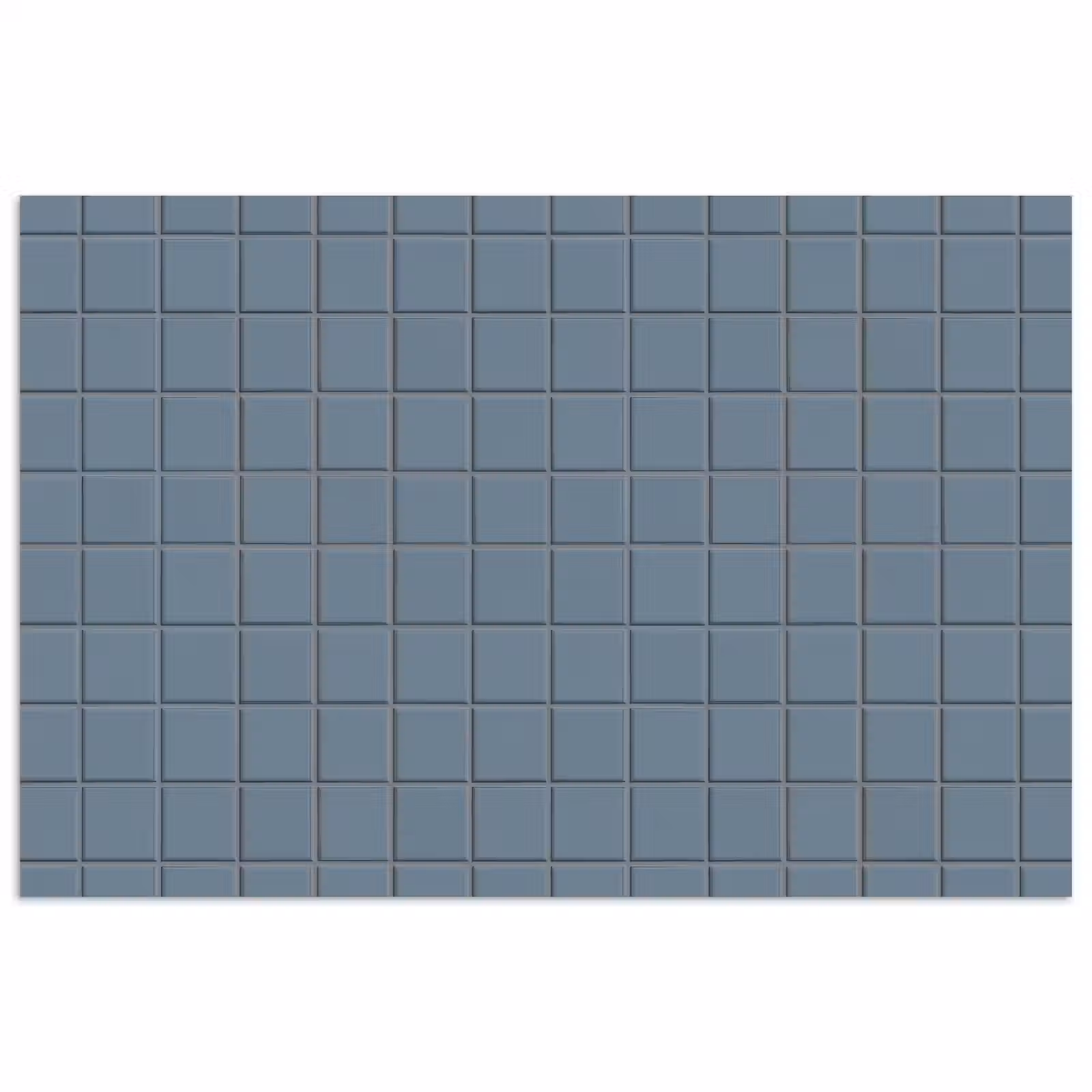 Poster - Patroon - Tegel - Blauwgrijs — 1