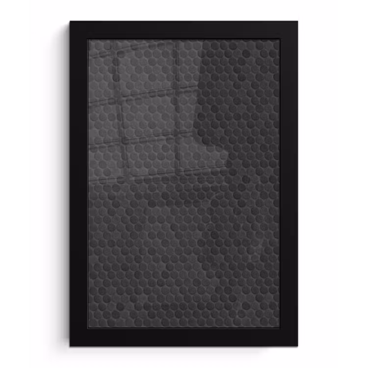 Poster met lijst - Penny - Mozaïek - Donkergrijs — 1