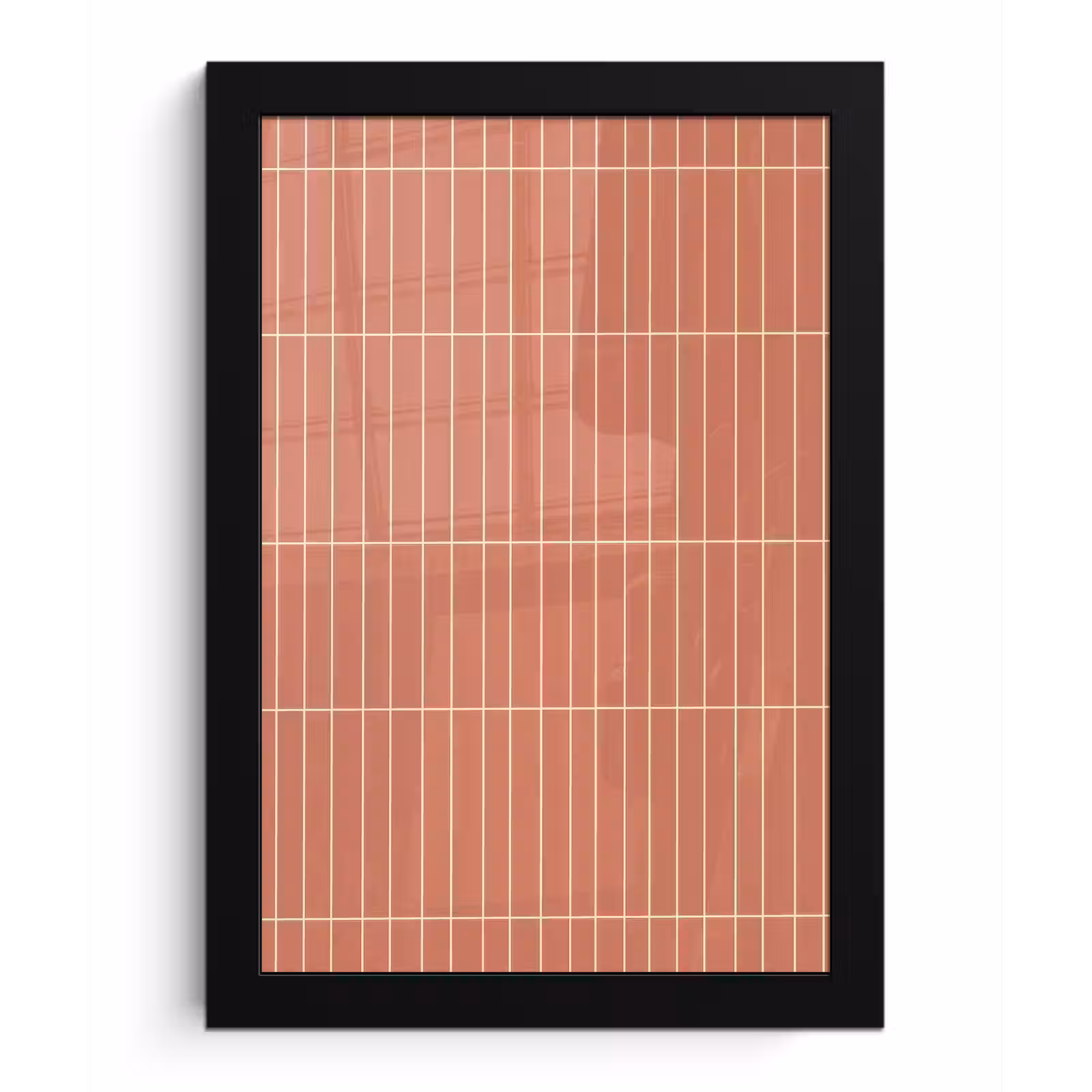 Poster met lijst - Patroon - Tegels - Terracotta — 1